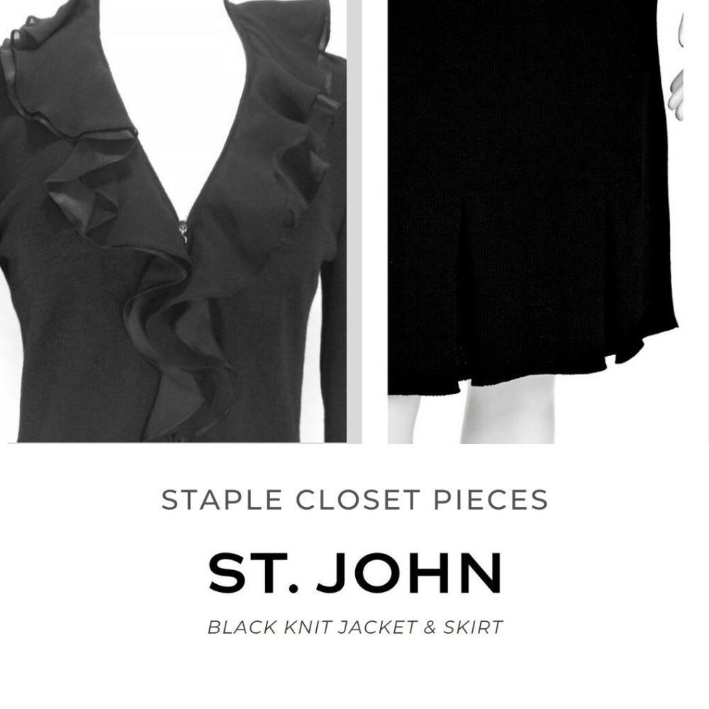St. John Knit - BLACK BASICS